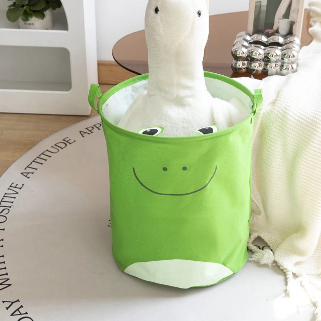Frog-Themed Foldable Laundry Basket – Fun, Waterproof, and Large Capacity - Image 4