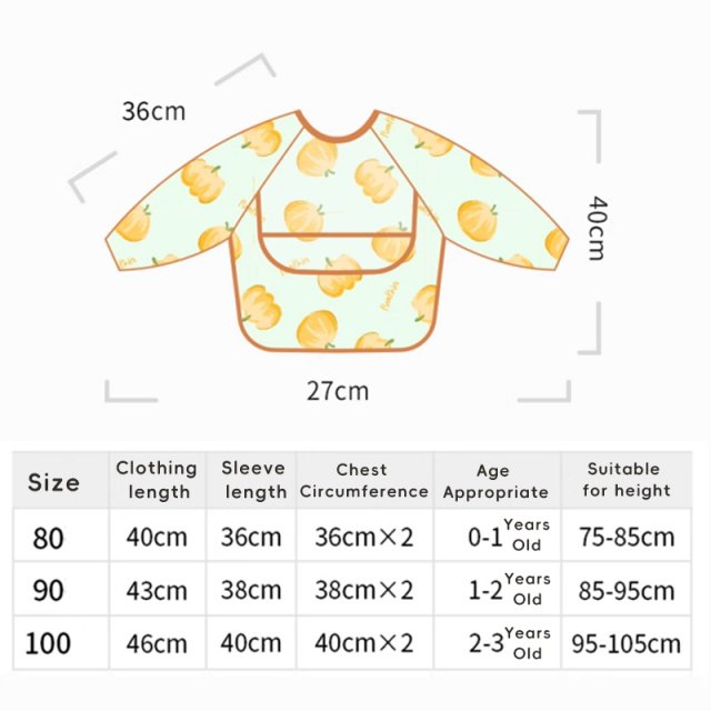 Waterproof Baby Bib with Food Pocket - Image 5