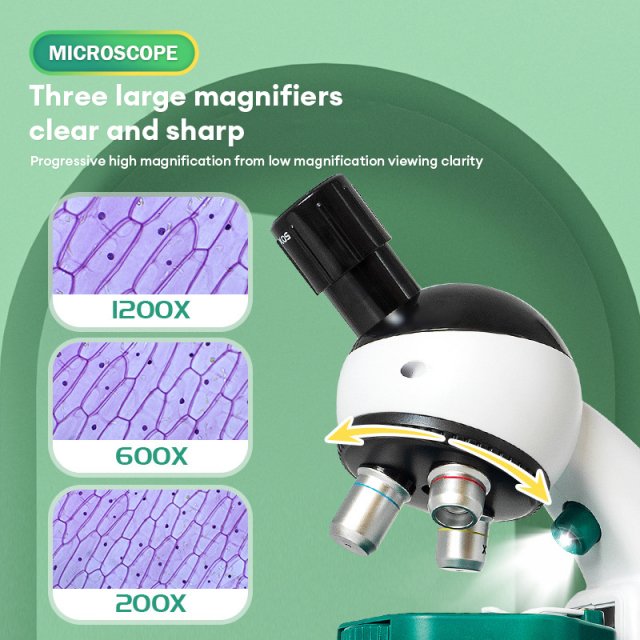 1200X Kids Optical Microscope Kit - Image 6