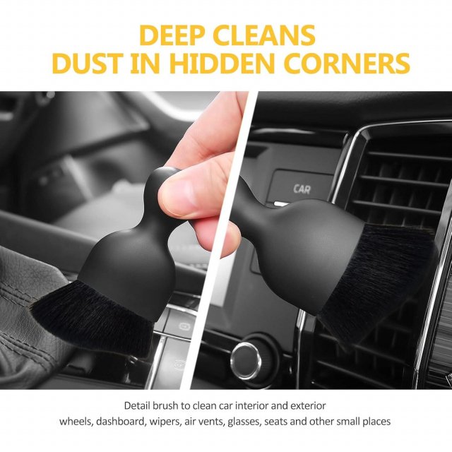 2Pcs Car Detailing Brush Set - Image 4