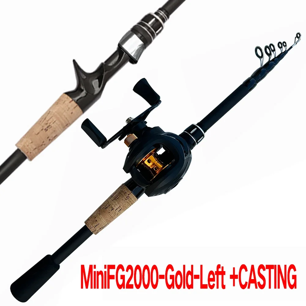 Cast Rod Reel-Left