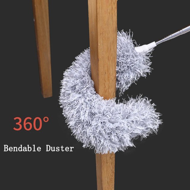 Extendable Microfiber Duster with Long Handle - Image 2