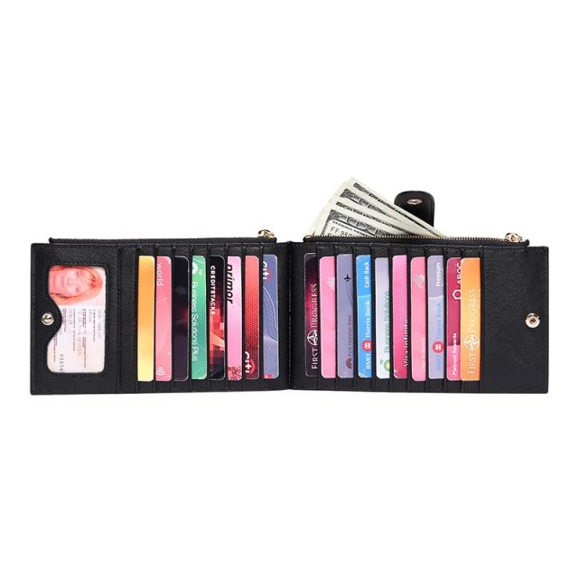 Blocking Multi-Function Zipper Wallet – Anti-Theft, Long Organizer - Image 4