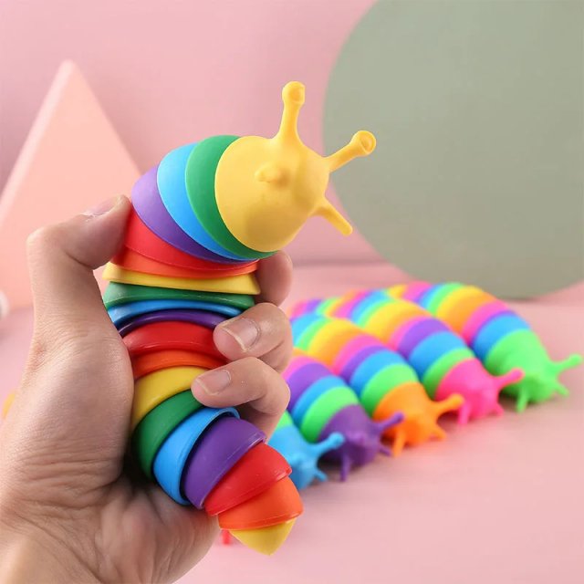 Creative Slug Stress Relief Toy - Quirky Caterpillar Decompression Puzzle - Image 4
