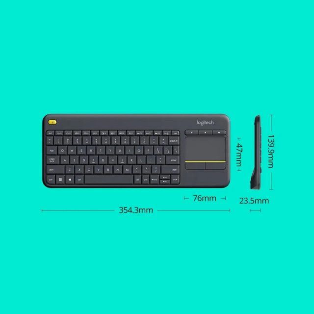 Wireless Touch Keyboard with Touchpad for Smart TV and Laptop - Image 5