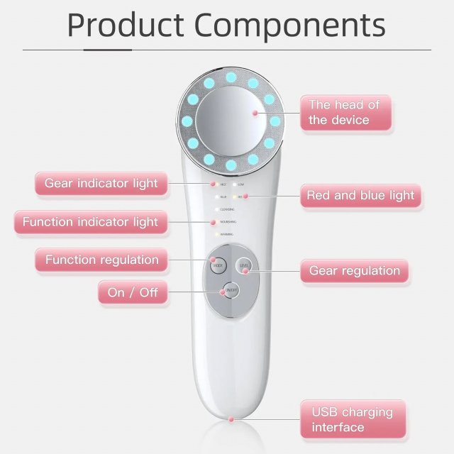 EMS Facial Massager Vibration V Line Face Lifting - Image 4