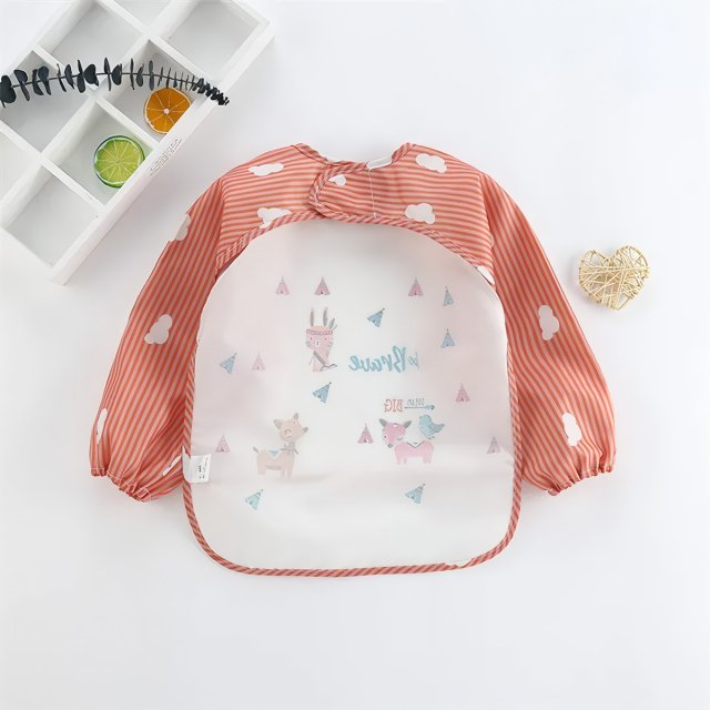 Waterproof Long Sleeve Baby Bib - Image 6