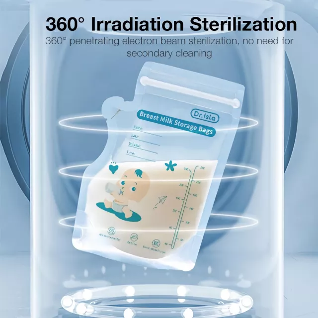 30Pcs Disposable 8oz Breast Milk Storage Bags - Image 6