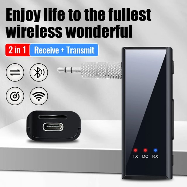 2-in-1 Bluetooth 5.4 Receiver & Transmitter - Image 4