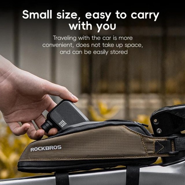 Portable Mini Electric Bicycle Pump 100PSI - Image 3