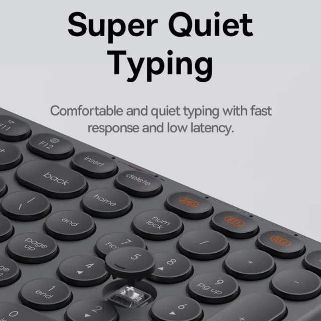 Wireless Bluetooth Keyboard with Silent Keys - Image 3