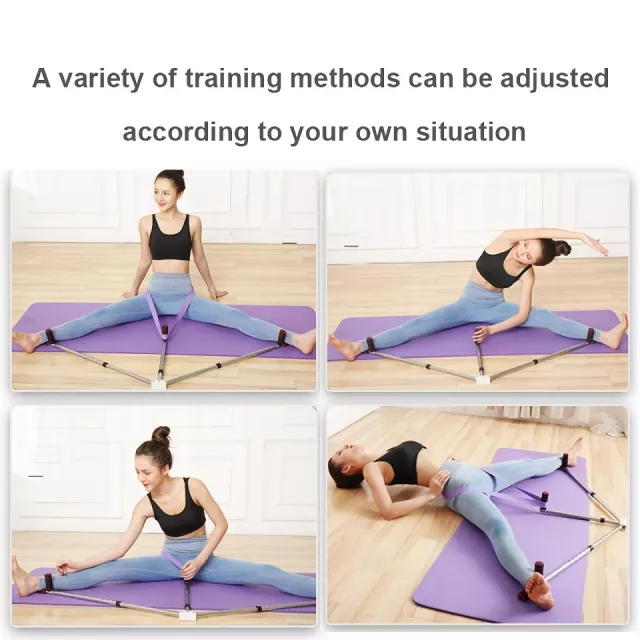 Adjustable Stainless Steel 3-Bar Leg Stretcher for Yoga, Dance & Flexibility Training - Image 3