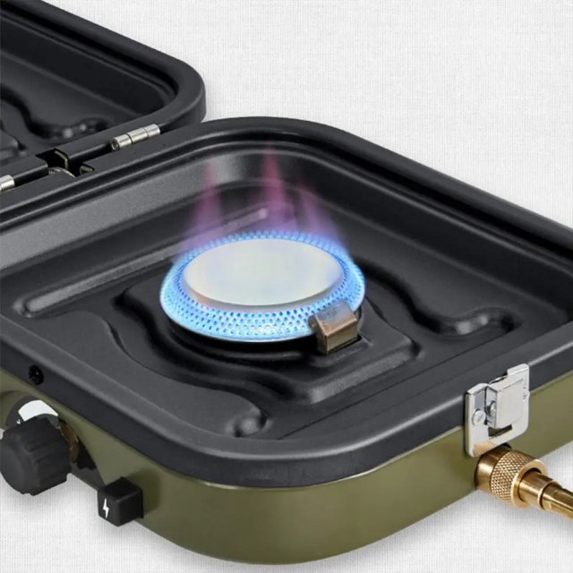 Double-Burner Folding Gas Stove - Image 4
