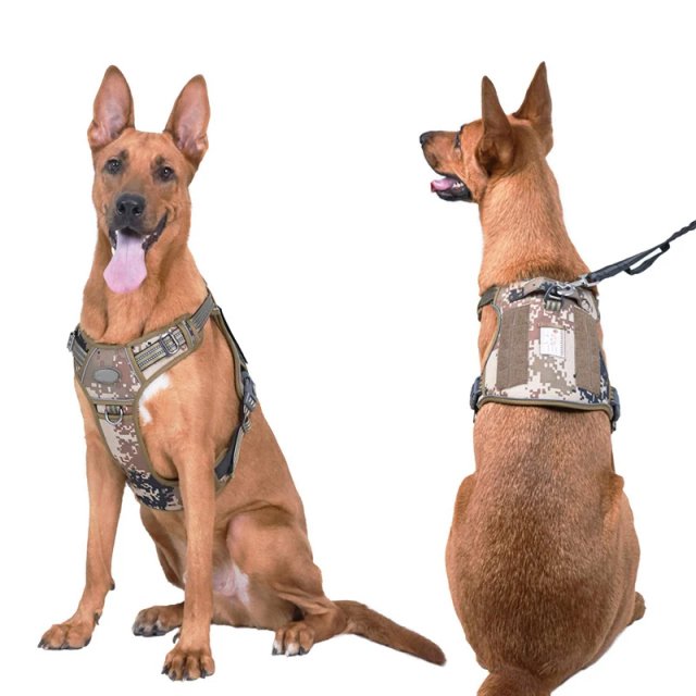 Adjustable Tactical Dog Harness for Large Breeds - Image 6
