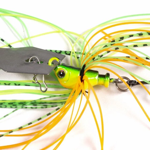 100mm 11g Metal Blade Fishing Lure with Rubber Skirt - Image 5