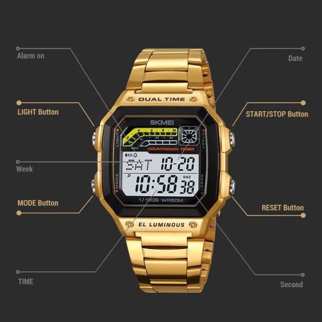 Men's Military Digital Sport Watch - Image 5