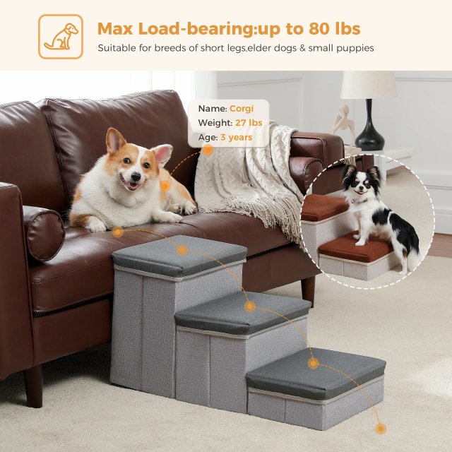 Foldable 2-in-1 Pet Stairs - Image 3