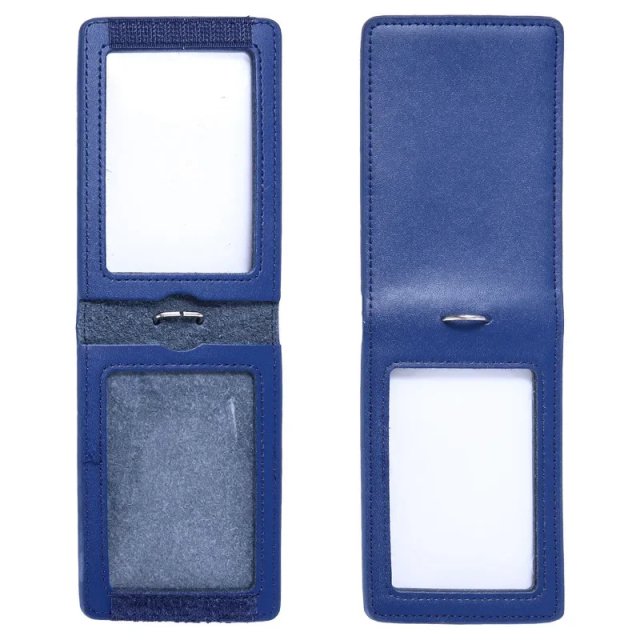Leather ID Holder with Neck Strap - Image 4