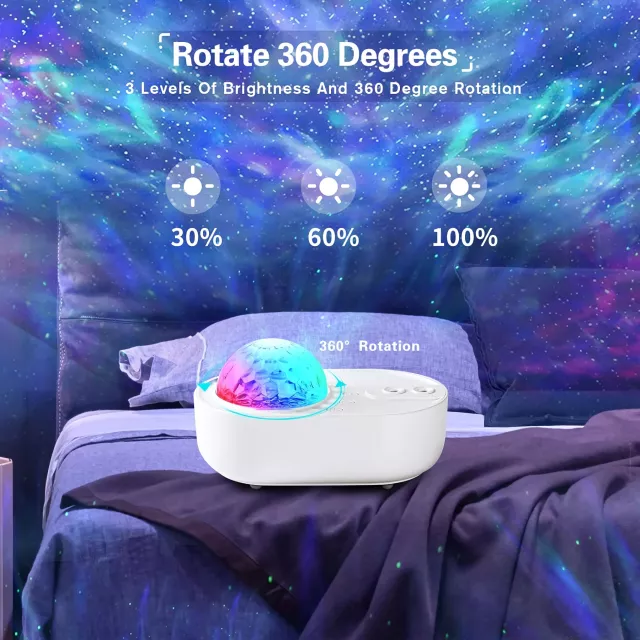 Starry Sky Projector Night Light with Bluetooth Speaker - Image 5