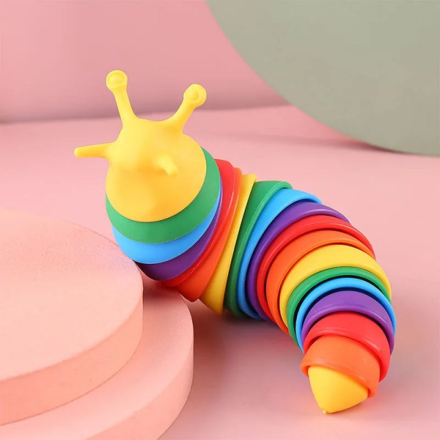 Creative Slug Stress Relief Toy - Quirky Caterpillar Decompression Puzzle - Image 3