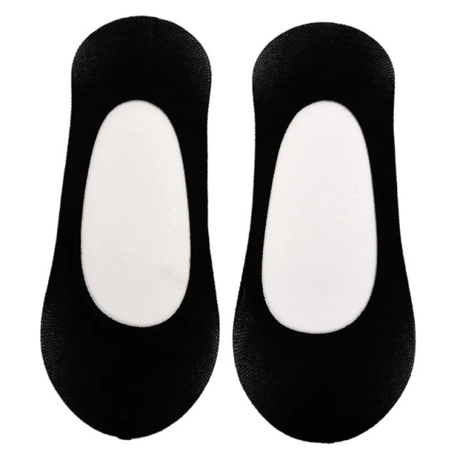 5 Pairs Invisible Low Cut Stretchy Boat Socks - Image 3