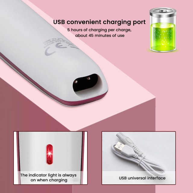 4-in-1 Electric Razor for Women: Painless Body Hair Trimmer - Image 4