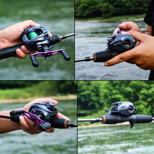 Premium 5.6ft Carbon Fiber Fishing Rod and Baitcasting Reel Combo - Image 7