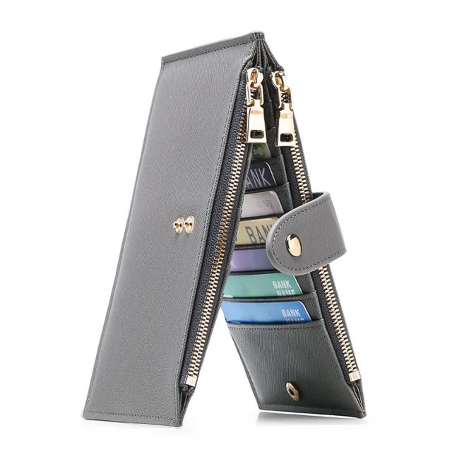 Blocking Multi-Function Zipper Wallet – Anti-Theft, Long Organizer - Image 7
