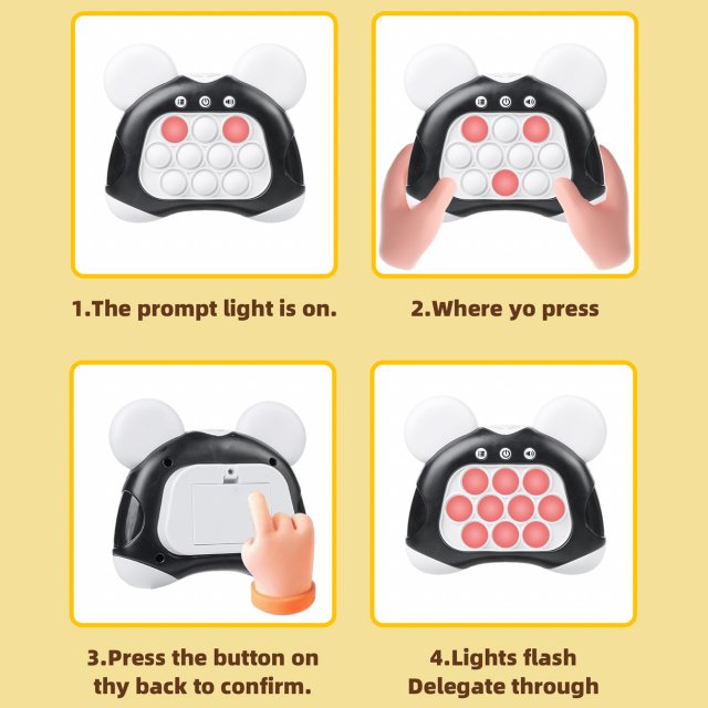 Handheld Puzzle Press Popping Toy - Image 4