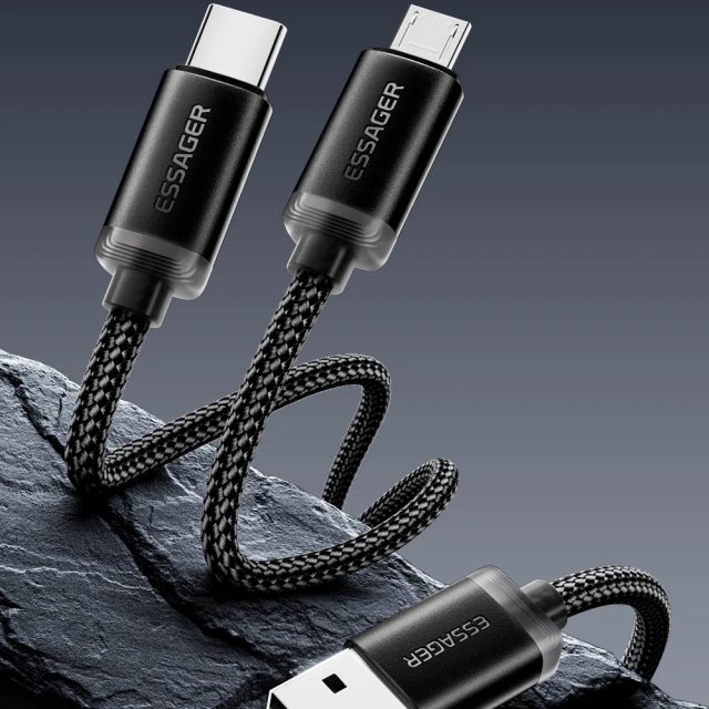 Essager 2-in-1 Micro USB & Type-C Fast Charging Cable - Image 3