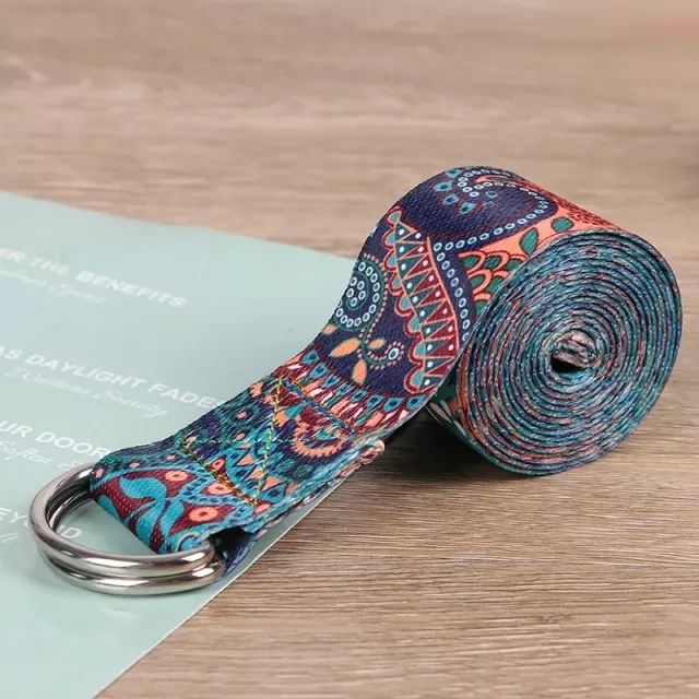 Adjustable D-Ring Yoga Stretch Strap - Image 7
