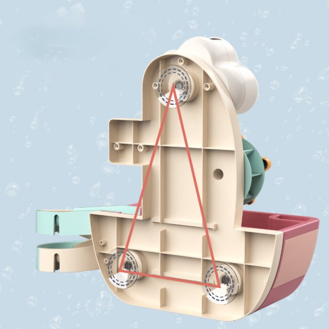 Baby Bath Toy Waterwheel Fishing Game - Image 4