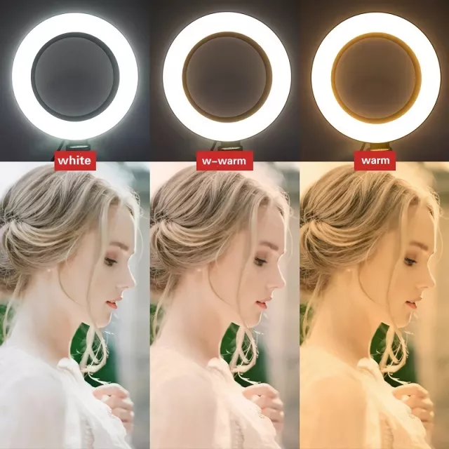 Dimmable LED Ring Light with Tripod Stand - Image 3