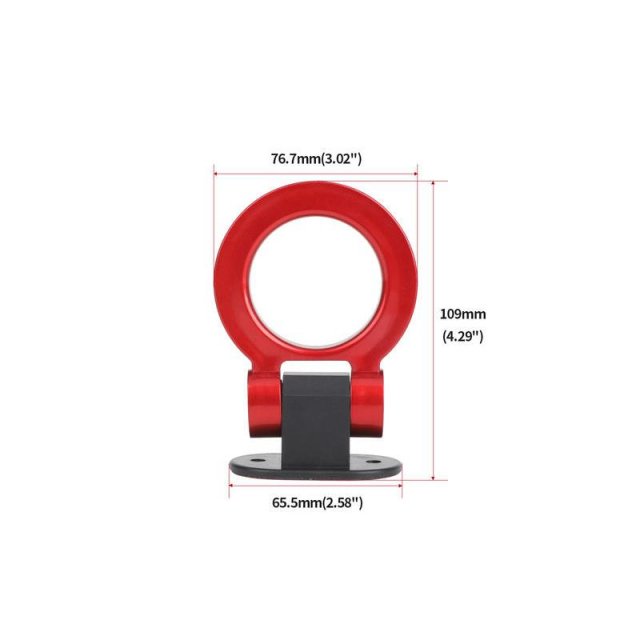 Universal Racing Tow Hook Sticker - Decorative ABS Bumper Hook - Image 5