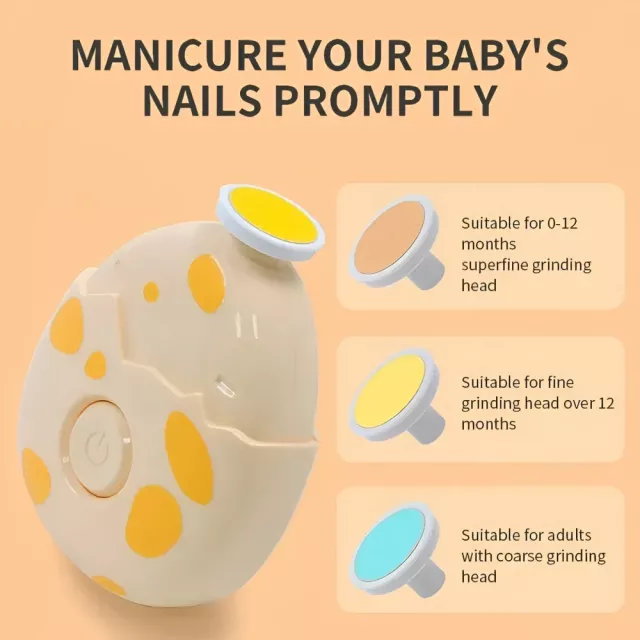 Dinosaur Egg Electric Baby Nail Sharpener - Image 5