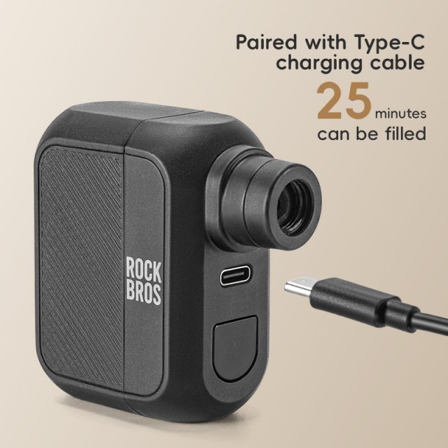 Portable Mini Electric Bicycle Pump 100PSI - Image 4