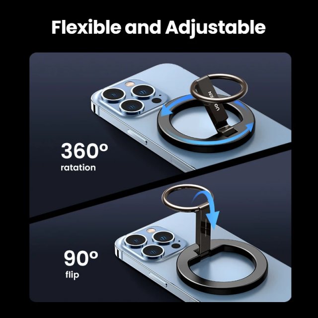 Magnetic Phone Ring Holder with 360° Rotation - Image 5