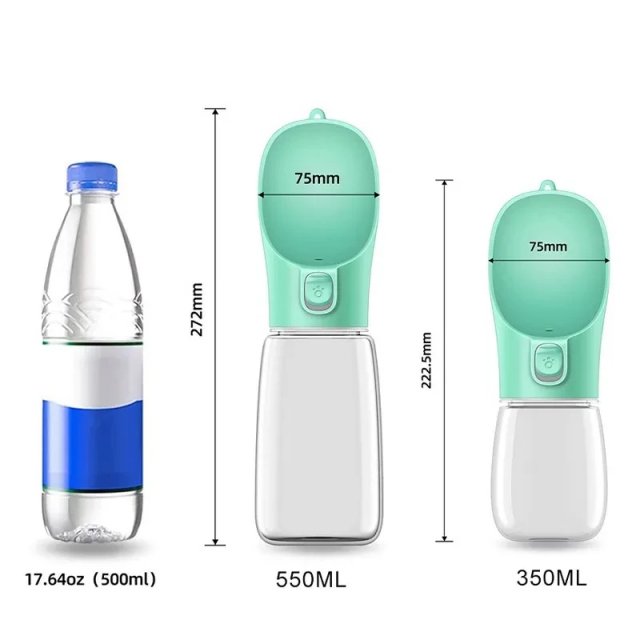 Portable Dog Water Bottle with Travel Bowl - Image 7