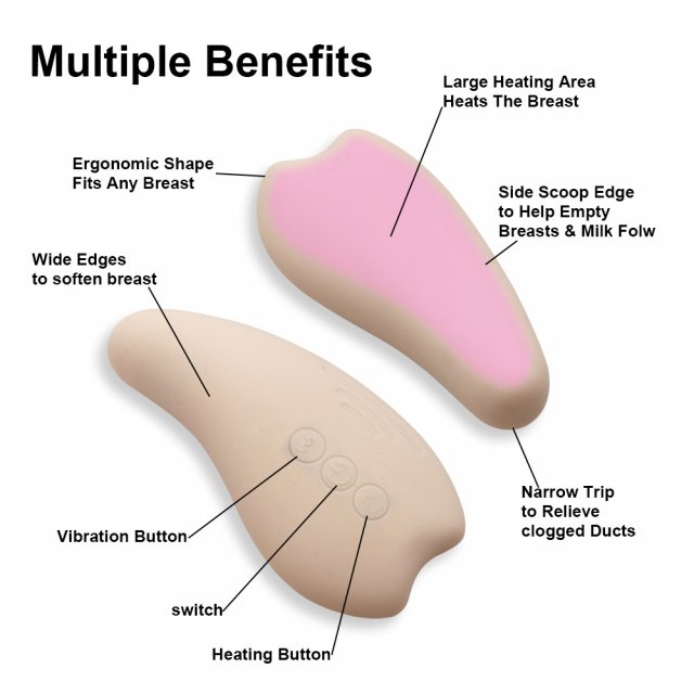 Warming Lactation Massager with Heat & Vibration - Image 3