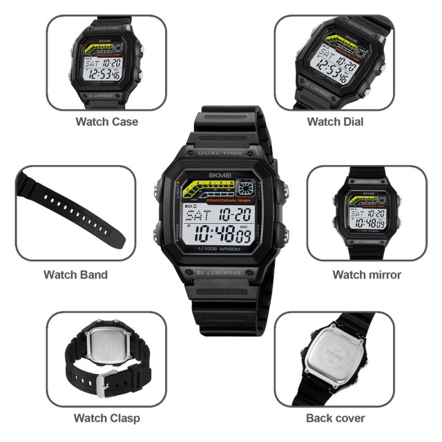 Men's Military Digital Sport Watch - Image 4