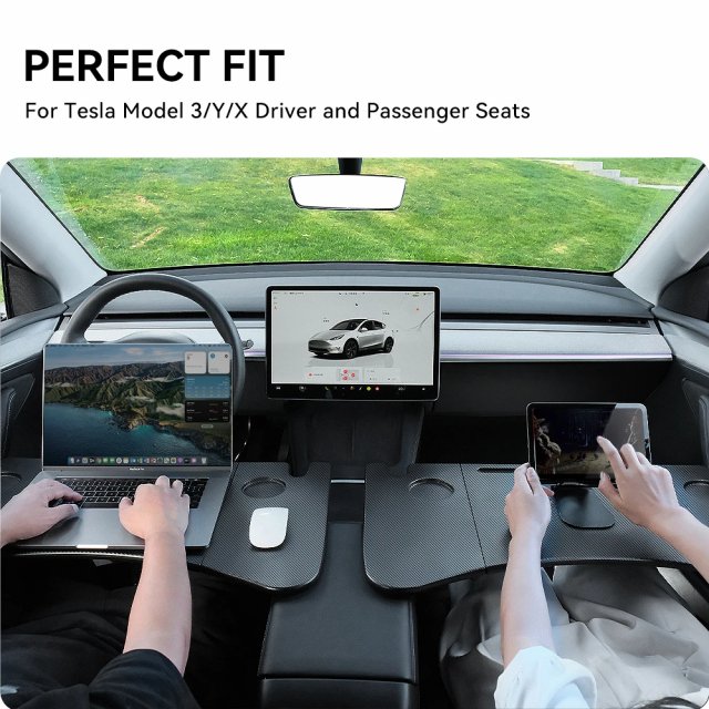 Portable Steering Wheel Desk for Tesla Model 3 & Model Y - Image 3
