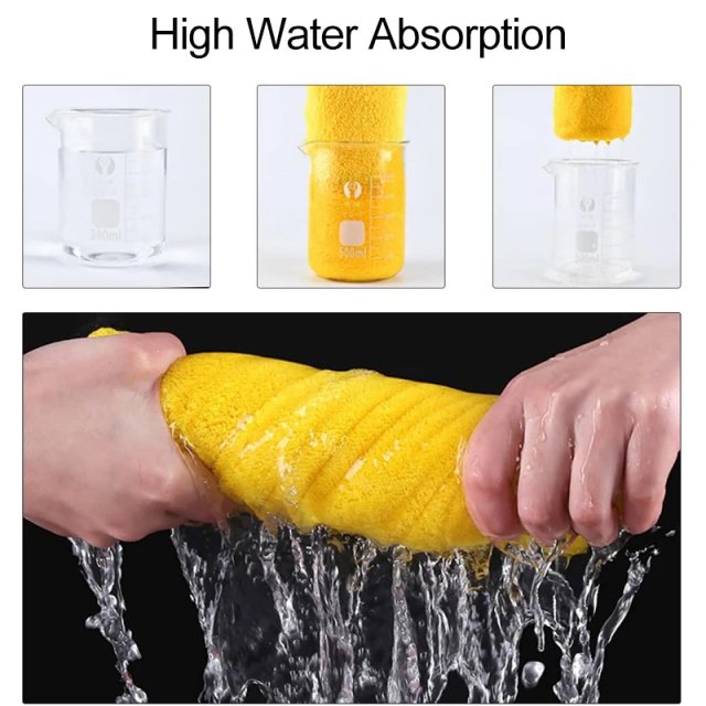 Double-Sided Microfiber Car Cleaning Towels - Image 3