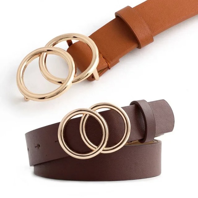 Stylish Minimalist Alloy Buckle Belt - Image 6