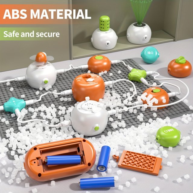 50-in-1 Kids Circuit Blocks Science Toy - Image 5