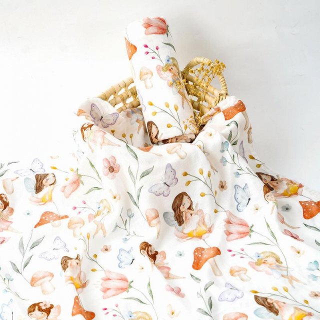 Soft Bamboo Cotton Muslin Swaddle Blanket - Image 6