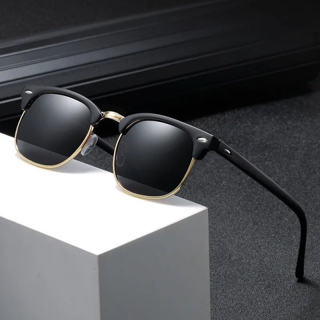 UV Protection Oval Frame Sunglasses - Unisex Driving Eyewear - Image 4