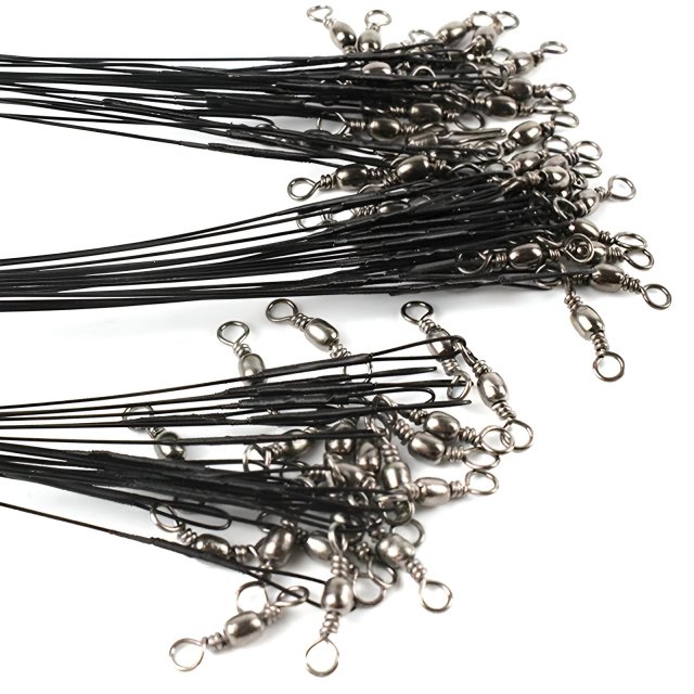 Aorace Anti-Bite Fishing Leader Steel Wire with Swivel - Image 5