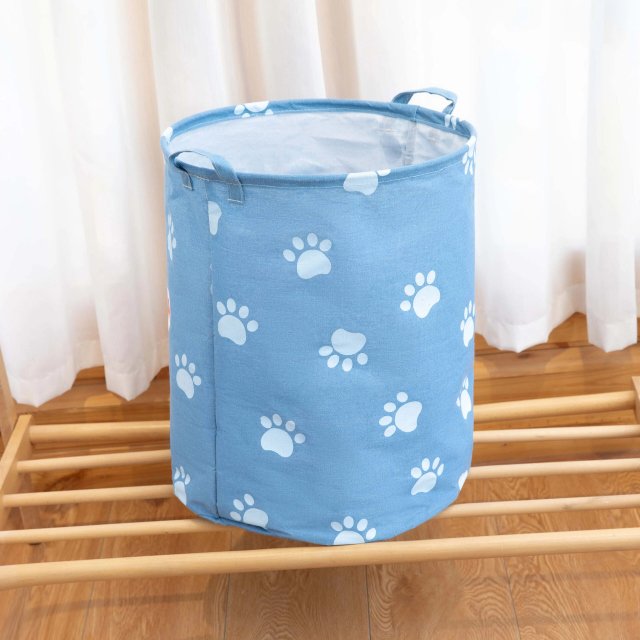 Foldable Cartoon Toy Storage & Laundry Basket – Cotton Linen Organizer - Image 7
