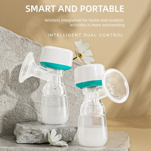 Portable Electric Breast Pump with 6oz Bottle - Image 3