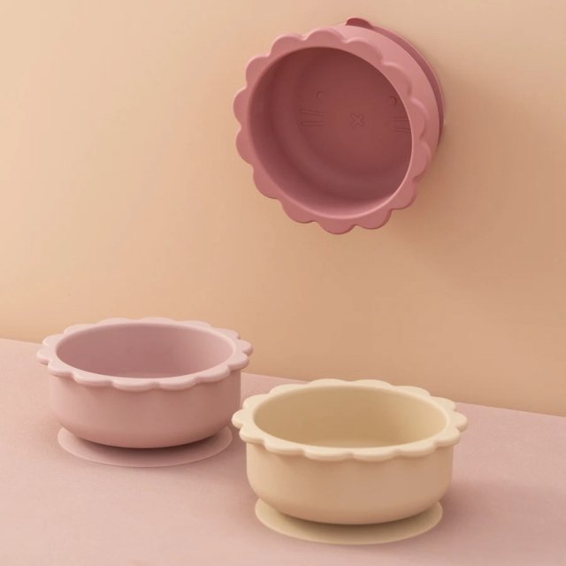 Baby Silicone Bowl with Lion Design - Image 3